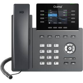 Ooma Office 2624W Wi-Fi Business IP Desk Phone. Works only with Ooma Office Cloud-Based VoIP Phone Service with Virtual Receptionist, Desktop and Mobile app, Videoconferencing. Subscription Required.