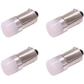 BA9S 3893 57 Led Bulb, 12V White 6000K BA9 1895 1893 47830 64111 T4W LED Bulb for Car Interior Dome Map Gauge Cluster License Plate Light (4 Pack)