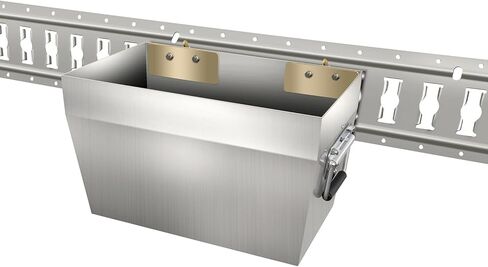 صندوق أدوات من الفولاذ المقاوم للصدأ من Etrack Accessories، ملحقات المسار الإلكتروني لسلة تخزين المسار الإلكتروني للمقطورة المغلقة (عبوة واحدة) in Kuwait