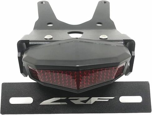 Compatible with CRF 250L CRF250L 2013-2019 LED Brake Tail Light Turn Signal Blinker License Plate Holder Rear Tail Tidy Fender Eliminator Kit Red in Saudi Arabia