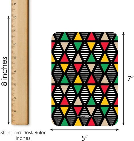 Big Dot of Happiness Happy Kwanzaa - بطاقات وعلامات بينجو - لعبة بينجو لحفلات العطلات التراثية الأفريقية - مجموعة من 18 قطعة in Saudi Arabia
