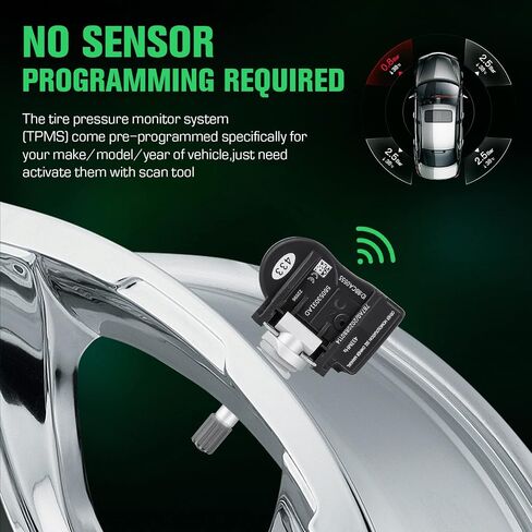 56053031AD مستشعر TPMS نظام مراقبة ضغط الإطارات 433 ميجاهرتز لكرايسلر 300/200/سيبرينج/تاون آند كانتري، لدودج أفينجر/كاليبر/جراند كارافان/رحلة/شاحن/ماغنوم (4 قطع) in Saudi Arabia