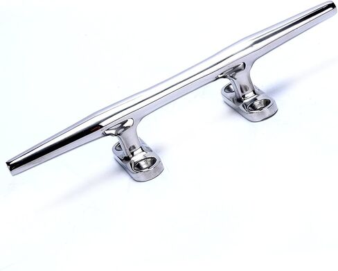 Amarine Made 2 Pack من الفولاذ المقاوم للصدأ بقاعدة مفتوحة - مرابط للقارب - 4 بوصة، مرابط حبل، مرابط حوض القارب - مثالية للبحرية، سطح السفينة، الديكور البحري، سحب الخزانة/خطاف المنشفة/شماعة المعطف-9995S4 in Kuwait