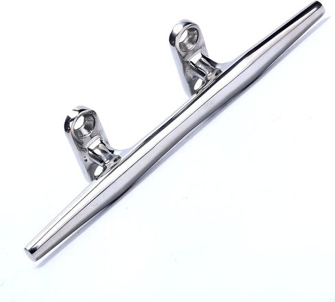 Amarine Made 2 Pack من الفولاذ المقاوم للصدأ بقاعدة مفتوحة - مرابط للقارب - 4 بوصة، مرابط حبل، مرابط حوض القارب - مثالية للبحرية، سطح السفينة، الديكور البحري، سحب الخزانة/خطاف المنشفة/شماعة المعطف-9995S4 in Kuwait