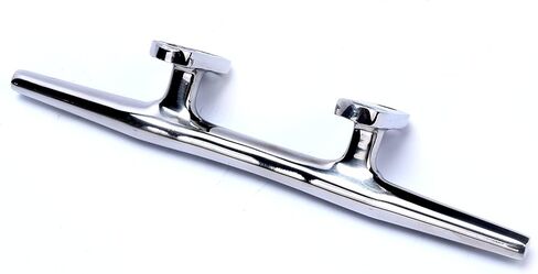 Amarine Made 2 Pack من الفولاذ المقاوم للصدأ بقاعدة مفتوحة - مرابط للقارب - 4 بوصة، مرابط حبل، مرابط حوض القارب - مثالية للبحرية، سطح السفينة، الديكور البحري، سحب الخزانة/خطاف المنشفة/شماعة المعطف-9995S4 in Kuwait