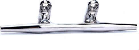 Amarine Made 2 Pack من الفولاذ المقاوم للصدأ بقاعدة مفتوحة - مرابط للقارب - 4 بوصة، مرابط حبل، مرابط حوض القارب - مثالية للبحرية، سطح السفينة، الديكور البحري، سحب الخزانة/خطاف المنشفة/شماعة المعطف-9995S4 in Kuwait