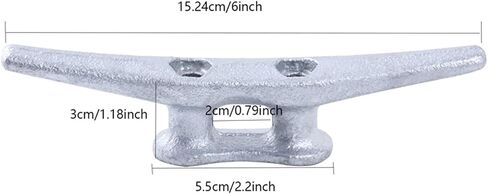 مرابط القارب 4in، 6in، 8in، حبل المربط المجلفن قفص الاتهام من الحديد الزهر للتطبيقات البحرية أو الزخرفية 4PACK in Kuwait