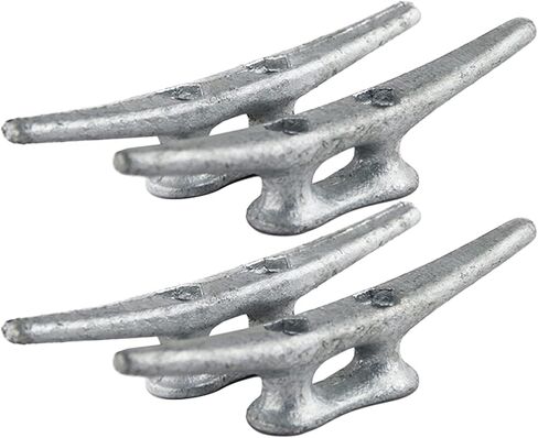 مرابط القارب 4in، 6in، 8in، حبل المربط المجلفن قفص الاتهام من الحديد الزهر للتطبيقات البحرية أو الزخرفية 4PACK in Kuwait