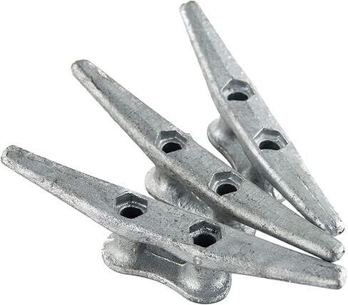 مرابط القارب 4in، 6in، 8in، حبل المربط المجلفن قفص الاتهام من الحديد الزهر للتطبيقات البحرية أو الزخرفية 4PACK in Kuwait