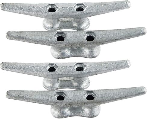 مرابط القارب 4in، 6in، 8in، حبل المربط المجلفن قفص الاتهام من الحديد الزهر للتطبيقات البحرية أو الزخرفية 4PACK in Kuwait