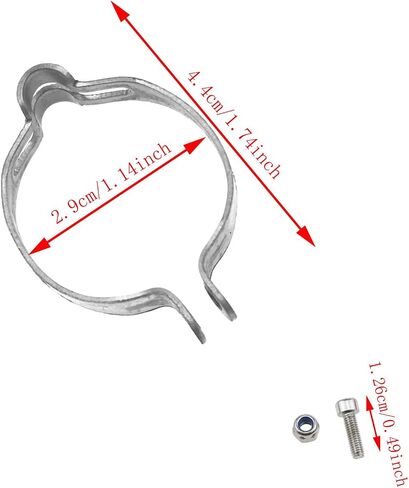دليل خط الدراجة المشبك حلقة معدنية إلى إطار كابل دليل كابل الدراجة الجبلية دليل كابل فرامل يد (28.6 مللي متر)-2 قطعة in Saudi Arabia