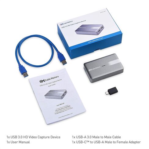 بطاقة التقاط ألعاب فيديو USB ذات زمن انتقال منخفض للغاية تصل إلى 1080P 60FPS لبث الألعاب وتسجيلها in Saudi Arabia