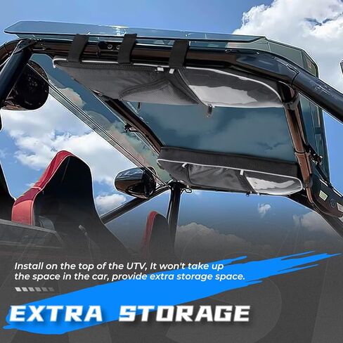KEMIMOTO Overhead Roof Bag Compatible with 2019+ Talon 1000X 1000R Accessories Storage Bag 1680D Water-Resistant Fabric(Pack of 2) in Saudi Arabia