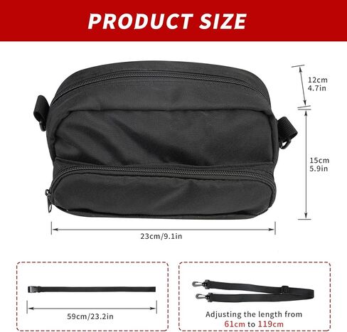 حقيبة مقود الدراجة النارية حقيبة مقود الدراجة متعددة الوظائف حقيبة كتف عالمية حقيبة شوكة إطار تخزين الملحقات حقيبة سوداء شريط حقيبة سلة أمامية حقيبة أدوات لركوب الدراجات in Kuwait