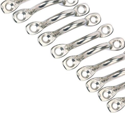 مجموعة Amarine Made مكونة من 10 قطع من بطانة قارب Bimini من الفولاذ المقاوم للصدأ، وأشرطة للعين، وربطة للأسفل، وحلقات لسطح الكاياك، ونقطة مرساة للأسفل، وحلقة قدم لمعدات زورق الكاياك in Saudi Arabia