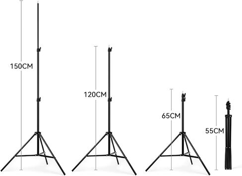 حامل ثلاثي القوائم لجهاز العرض قابل للتعديل من ONOAYO، حامل ثلاثي محمول على الأرض، حامل ثلاثي القوائم قابل للطي، حامل خارجي لجهاز العرض، قابل للتعديل in Kuwait