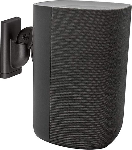 حامل حائط لمكبرات الصوت العالمية من Sanus لمكبرات الصوت الصغيرة المتوافقة مع Bose وHarmon Kardon وJBL وKEF وKlipsch وRoku وPolk وSony وغيرها - زوج in Saudi Arabia