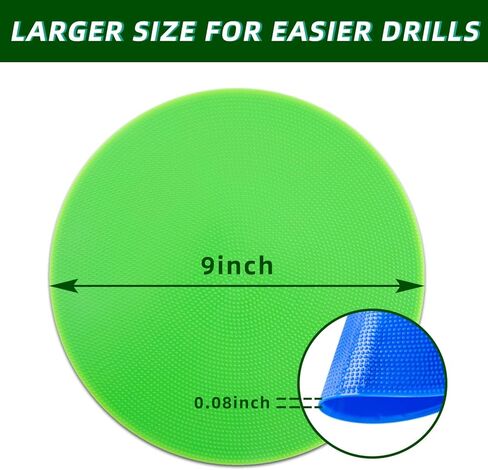 علامات بولي سبوت 9 بوصة 18 قطعة من علامات خفة الحركة المطاطية غير القابلة للانزلاق، نقاط أرضية مخروطية مسطحة لكرة القدم، كرة القدم، علامات تدريب كرة السلة، تدريبات التمارين المدرسية، التباعد الاجتماعي، ممارسة الرقص in Kuwait