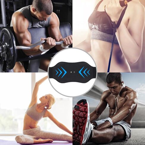 ABS Stimulator, EMS Muscle Stimulator, Ab Machine, Fitness Workout Equipment for Women and Men, Portable Muscle Toner for Abdomen in Saudi Arabia