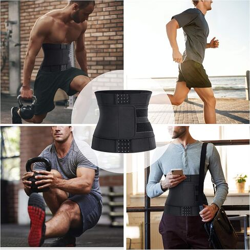 TAILONG عرق مدرب خصر حزام الرجال النيوبرين الخصر المتقلب لتخفيف الوزن محدد شكل الجسم البطن تحكم ملابس داخلية حزام رياضي in Kuwait