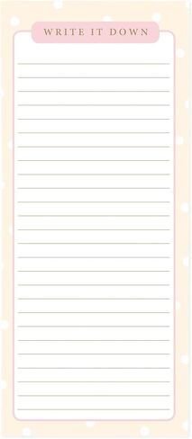 Graphique Breakfast Magnetic Notepad, Cute Memo Pad for Fridge, Daily Planner Note Pad with Magnet Backing, Paper Stationery for Grocery Lists, Reminders, To Do Lists, Kitchen Organizer in Kuwait