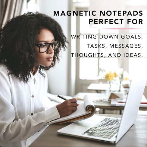Graphique Breakfast Magnetic Notepad, Cute Memo Pad for Fridge, Daily Planner Note Pad with Magnet Backing, Paper Stationery for Grocery Lists, Reminders, To Do Lists, Kitchen Organizer in Kuwait