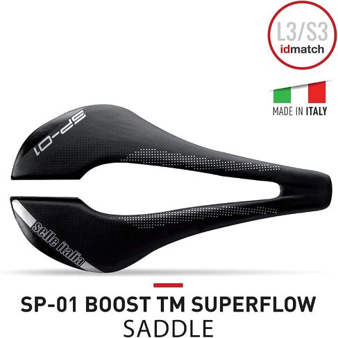 Selle Italia، SP-01 Boost TM Superflow، سرج دراجة MTB ودراجة الطريق - للرجال والنساء in Saudi Arabia