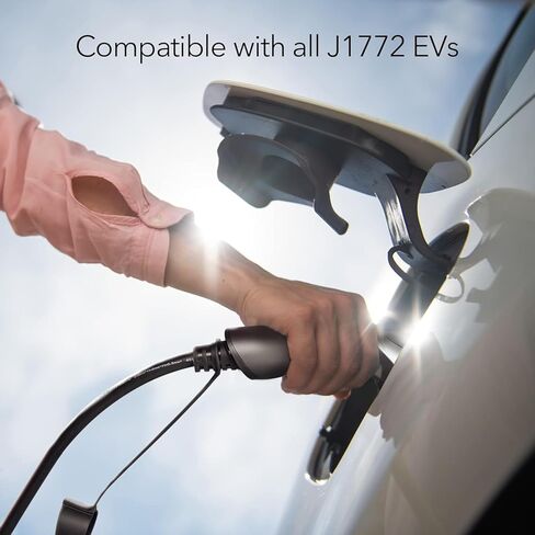 محطة شحن المركبات الكهربائية Lectron V-Box 48 أمبير - شاحن قوي من المستوى 2 EV (240 فولت) مع قابس NEMA 14-50 / سلك صلب - معتمد من Energy Star لـ J1772 EVs in Saudi Arabia