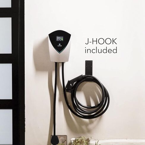 محطة شحن المركبات الكهربائية Lectron V-Box 48 أمبير - شاحن قوي من المستوى 2 EV (240 فولت) مع قابس NEMA 14-50 / سلك صلب - معتمد من Energy Star لـ J1772 EVs in Saudi Arabia