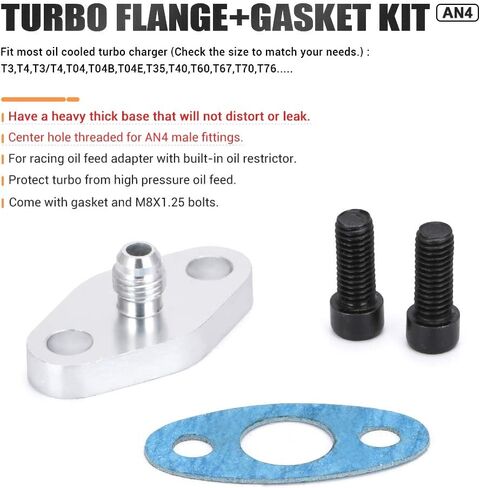 4AN تركيب T3 T3/T4 T04 توربو النفط تغذية مدخل طقم محوّل حشية الحافة in Kuwait