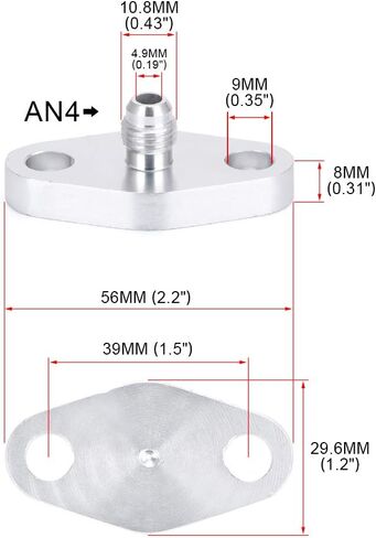 4AN تركيب T3 T3/T4 T04 توربو النفط تغذية مدخل طقم محوّل حشية الحافة in Kuwait