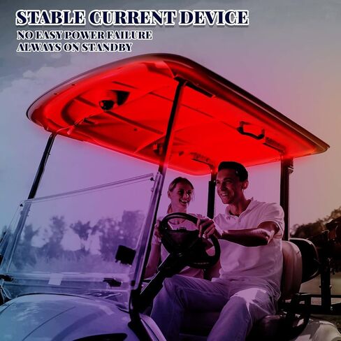 2 Pcs 86 Inch Golf Cart Multicolor Underglow LED Light Strip Kit Underbody Glow Neon Light with Wireless Remote Control Waterproof Sound Active Music Sync Accent Lighting Kit for 12v-60v in Saudi Arabia