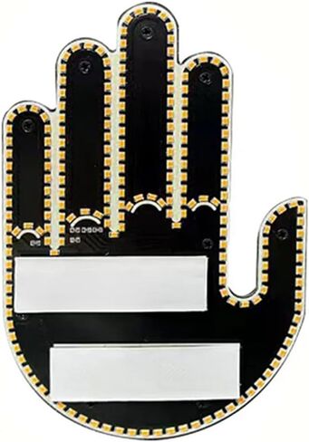 ضوء إصبع السيارة مع جهاز تحكم عن بعد، ضوء LED للإيماءات اليدوية، أضواء إشارة مضحكة للنافذة الخلفية للسيارة، وسيارات الدفع الرباعي، والشاحنات in Kuwait