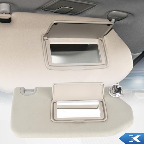 Car Right Passenger Side Sun Visor with Lamp & Mirror for Nissan Pathfinder 2013-2018 Infiniti QX60 2014-2017 JX35 2013 Replaces# 964009PB0A in Saudi Arabia
