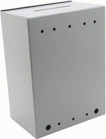 صندوق معدني كلاسيكي، صندوق تبرعات، صندوق جمع آمن، صندوق الاقتراع، صندوق التذاكر، سهل التركيب على الحائط 15610 in Kuwait