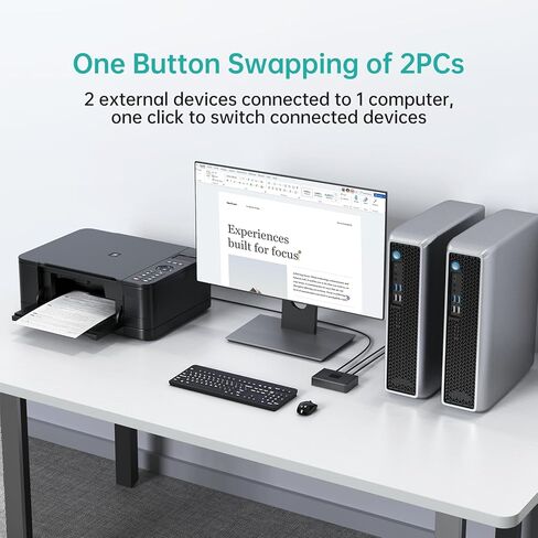 MT-VIKI 1 في 2 خارج USB 3.0 التبديل 2 في 1 خارج ثنائي الاتجاه USB محدد الجلاد 5Gbps لأجهزة الكمبيوتر لوحة مفاتيح وماوس الطابعة الماسح الضوئي in Kuwait