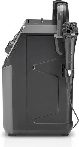 آلة الغناء STVG785BTW بلوتوث كاريوكي مع شاشة LCD كلمات الأغاني وأضواء ديسكو، أبيض in Kuwait