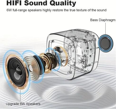 آلة كاريوكي صغيرة - مكبر صوت كاريوكي محمول بلوتوث مع باس مع أضواء مبهرة للبالغين والأطفال قطعتين من الميكروفونات اللاسلكية، ألعاب هدايا عيد الميلاد للفتيات والأولاد والحفلات العائلية in Kuwait
