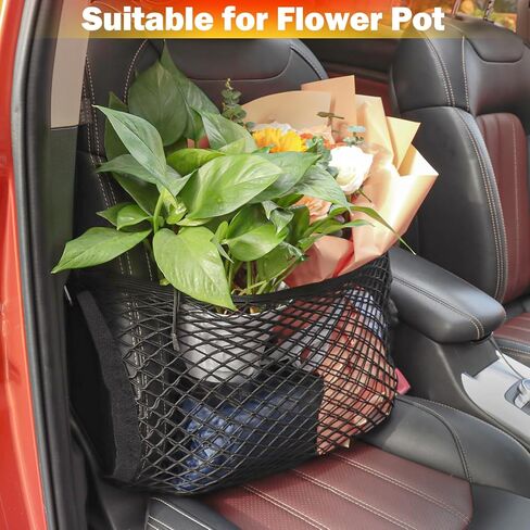 شبكة مقعد السيارة Kaishengyuan، طبقة مزدوجة قابلة للتوسيع للمقعد الأمامي ومنظم تخزين السيارة وشبكة شبكية للسيارات وحامل حقيبة يد للمقعد الأمامي والمقعد الخلفي in Kuwait