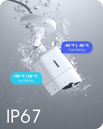 ANNKE 3K Security Camera System with Smart Dual Light, 8CH 3K Lite H.265+ Surveillance DVR with AI Human/Vehicle Detection, 4 x IP67 CCTV 3K 5MP Camera with Mic/Audio, Color Night Vision, 1TB HDD in Saudi Arabia