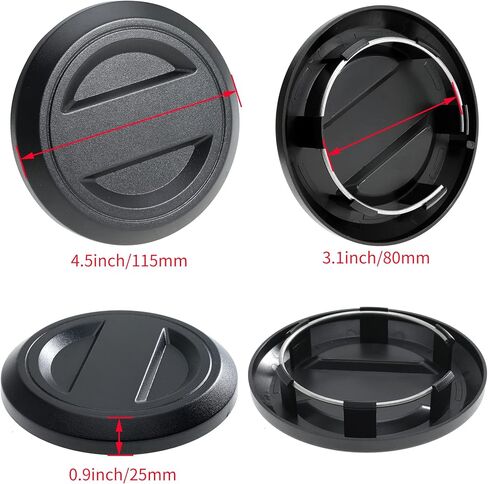 UTV الإطارات محور العجلة مركز قبعات محور العجلة مركز قبعات استبدال 1522872-655 ل بولاريس RZR 1000 XP توربو XP4 الحارس 2017 2018 2019 2020 2021 أسود 4 قطعة in Kuwait