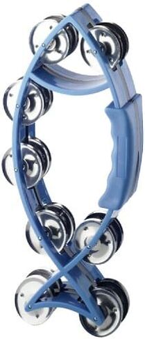 Stagg TAB-D BK Half Moon Plastic Base Hi-Hat Tambourine with 16 Jingles - Black in Saudi Arabia