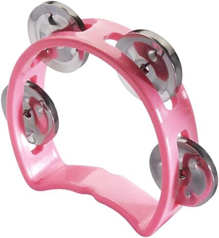 Stagg TAB-D BK Half Moon Plastic Base Hi-Hat Tambourine with 16 Jingles - Black in Saudi Arabia