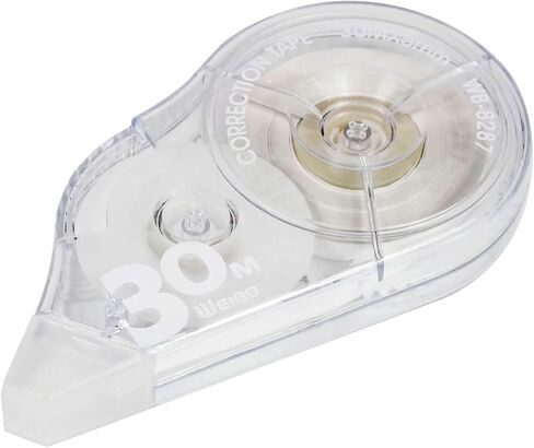 WeiBo Whiteout Correction Tape, Easy to Use Applicator for Instant Corrections, for Office Administration, Note Taking, Marking, Crafting, Bullet Journal, Scrapbooking (Pack of 8, 30m/98.4ft, White) in Saudi Arabia