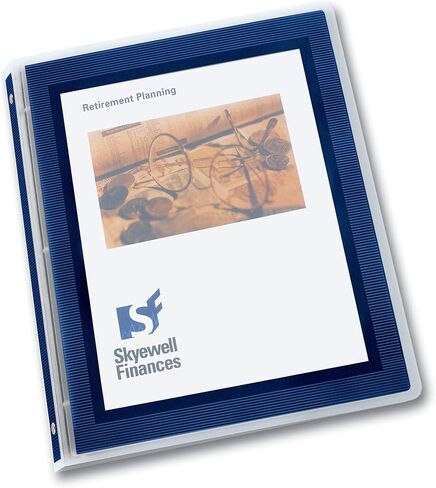 Avery Flexi-View 3 Ring Binder, 1/2 Inch Round Rings, 2 Navy Blue Binders (01671) in Saudi Arabia