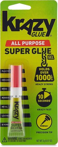 Krazy Glue، جل لجميع الأغراض، طرف دقيق، 2 جم in Kuwait