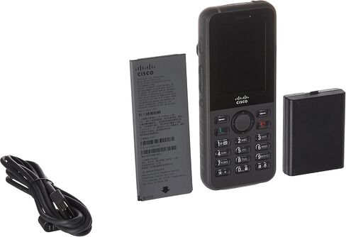 Cisco Unified Wireless IP Phone 8821 - Cordless Extension Handset - Bluetooth Interface - 2.4" Black - 4L7883 PN CP-8821-K9 in Saudi Arabia