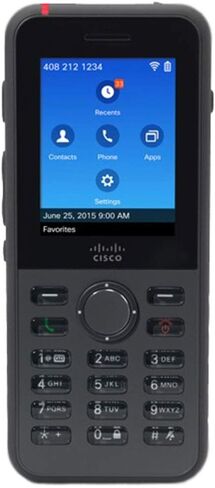 Cisco Unified Wireless IP Phone 8821 - Cordless Extension Handset - Bluetooth Interface - 2.4" Black - 4L7883 PN CP-8821-K9 in Saudi Arabia