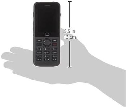 Cisco Unified Wireless IP Phone 8821 - Cordless Extension Handset - Bluetooth Interface - 2.4" Black - 4L7883 PN CP-8821-K9 in Saudi Arabia