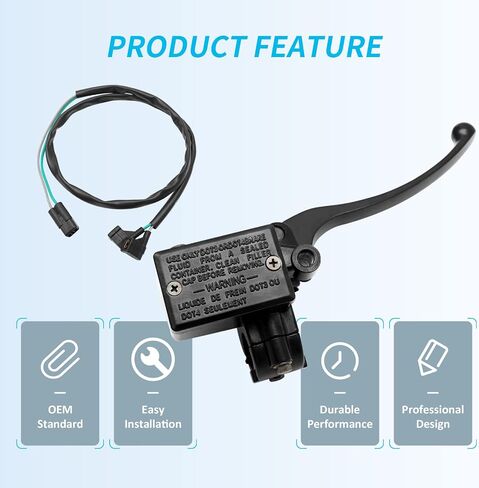 M MATI Front Right Brake Master Cylinder for Honda Rubicon 500 TRX500FA/TRX500FGA 2001-2004 45510-HN2-006 in Saudi Arabia